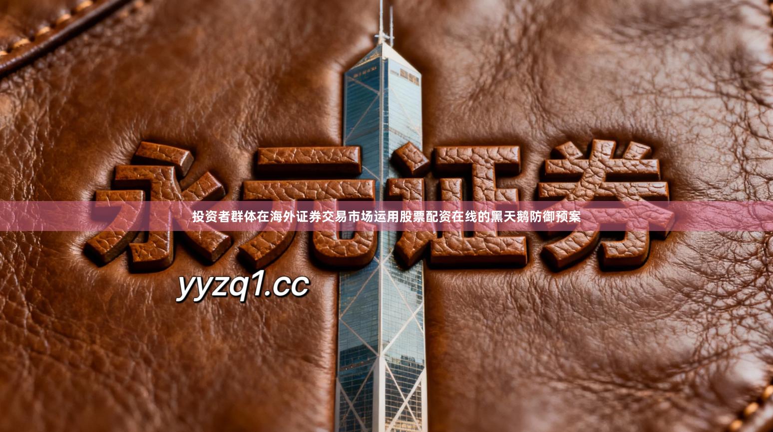 投资者群体在海外证券交易市场运用股票配资在线的黑天鹅防御预案